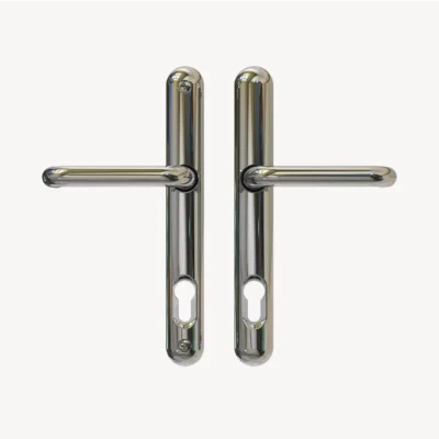 Elegant chromium door handles