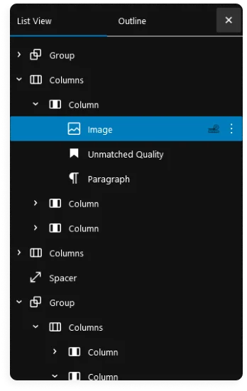 Gutenberg editor