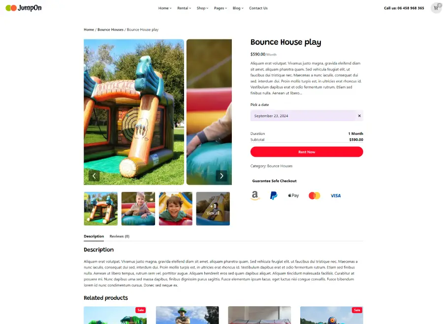 Monthly Rental Product Image