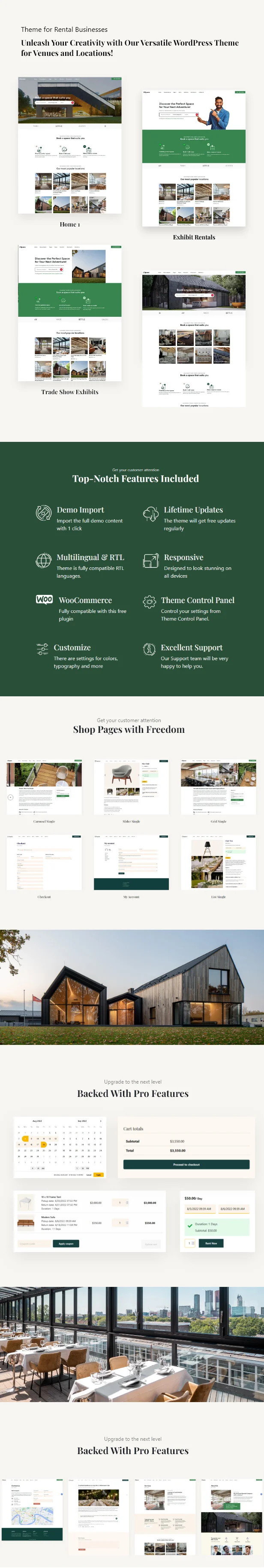 Uspace - locations and venues listing WordPress Theme - 1